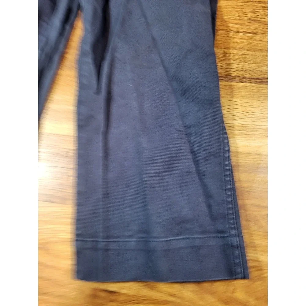 Madewell Women's Slim Emmett Wide-Leg Crop Jeans Size 26P Blue